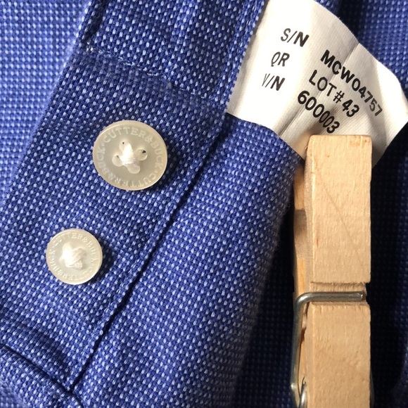 Cutter & Buck Men’s Long Sleeve Button Front Dress Shirt - Picture 7 of 9